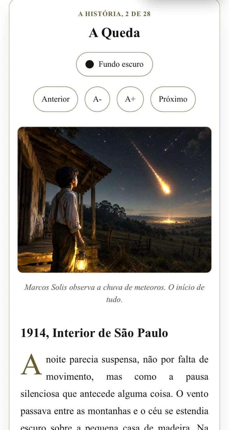 Leitura com fundo claro